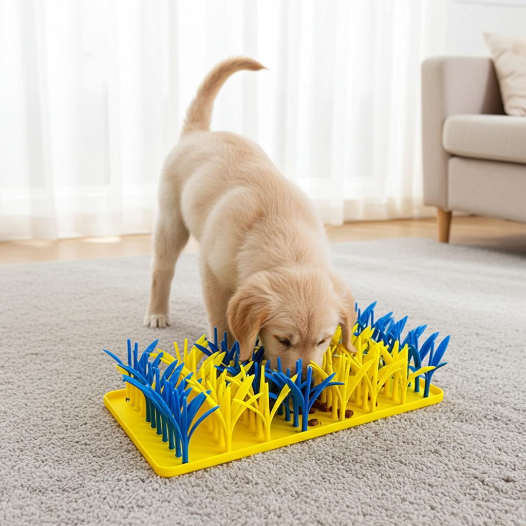 Snuffle Mat for Dogs & Cats – Silicone Slow Feeder & Activity Pad