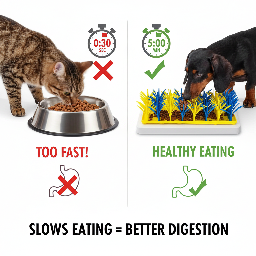 Snuffle Mat for Dogs & Cats – Silicone Slow Feeder & Activity Pad