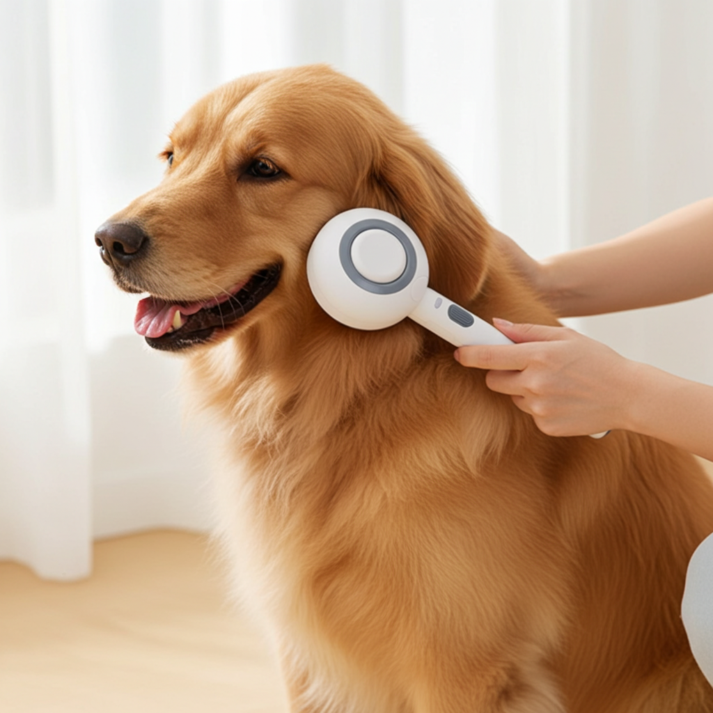 Pet Grooming and Shedding Brush with Spray